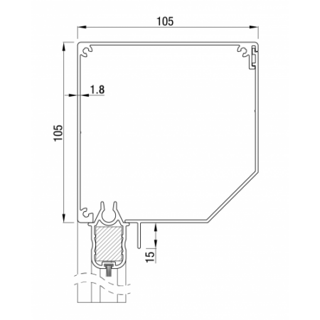 ZB TOP ZIP 105 kleurstalen