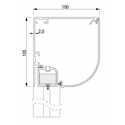 ZB TOP+ SMART ZIP 100 Super Windvast - Afbeelding 3