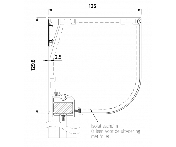 ZB TOP+ SMART ZIP 130 Super Windvast - Afbeelding 3