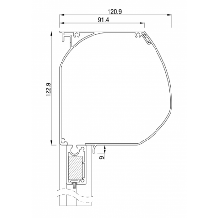 ZB TOP+ ZIP 120 super windvast kleurstalen
