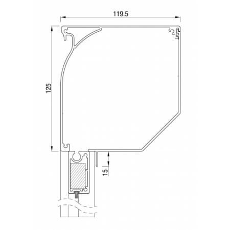 ZB TOP+ ZIP 125 super windvast kleurstalen